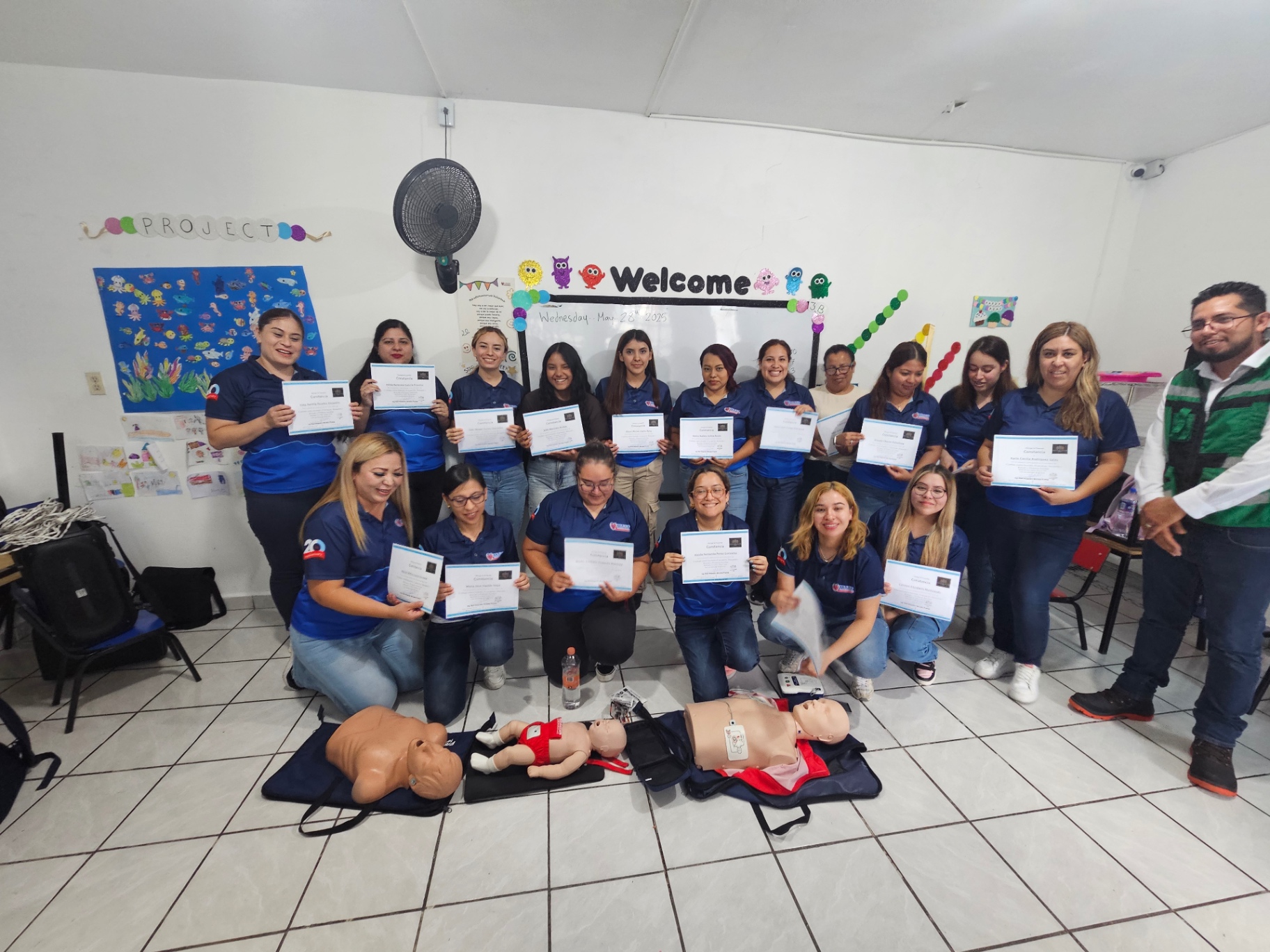 Grupo durante una capacitación impartida por Industria Segura M&M